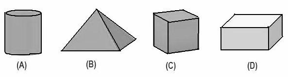 Questão 03 (D3) A figura abaixo mostra a planificação de uma figura espacial.