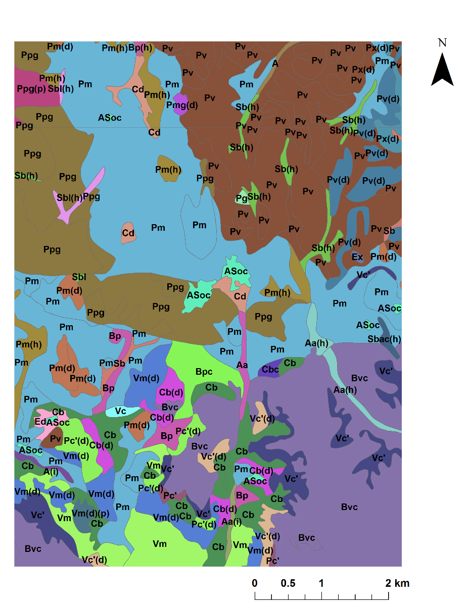 Situação Actual Cartografia Nacional Cartas de Solos de Portugal Cartas de solo descrevem a heterogeneidade da paisagem, mas - Não têm qualquer informação analítica associada ou georreferenciada; -