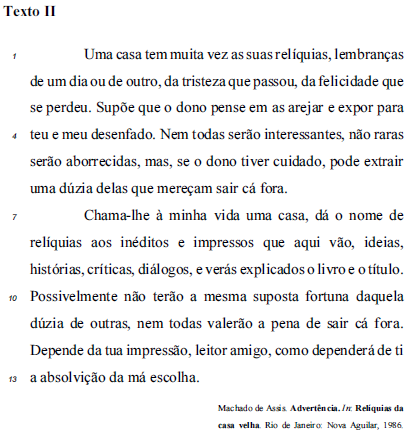 Julgue o item que se segue, relativo às estruturas linguísticas do texto.