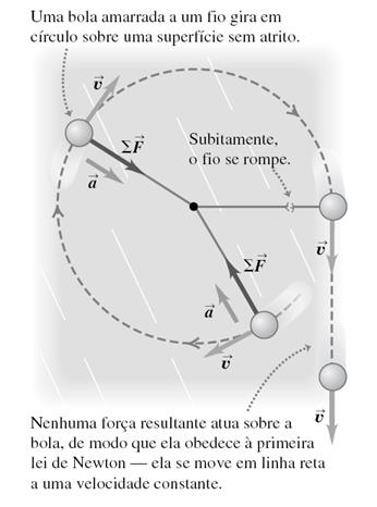 Lembre-se que o peso de um corpo atua eternamente sobre o corpo, independentemente de ele estar ou não em queda livre.