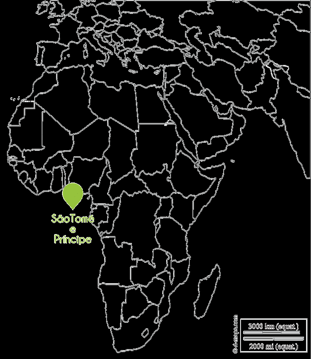 O MERCADO São Tomé e Príncipe Pop: 194 000 (2015) Área: 1001 km² + 160.