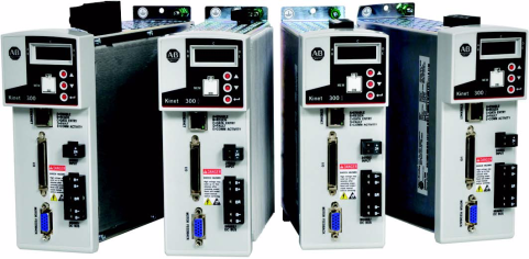 Servo-drives Kinetix 300 e 350 O servo-drive de indexação Kinetix 300 EtherNet/IP fornece uma solução de custo otimizado para máquinas com poucos eixos.