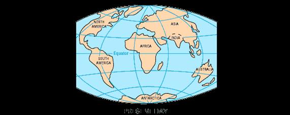 Gronelândia separa-se da Eurásia e ruma a Norte As Américas unem-se e a Austrália separa-se da Antártida A Índia colide com a Ásia e forma os Himalaias Pérmico: Os continentes estavam
