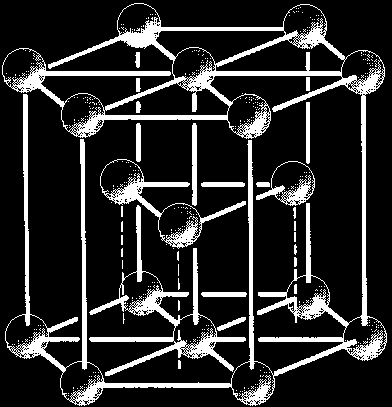 3.3 Célula Unitária 3.3.6 Estrutura Hexagonal Compacta O número de coordenação deste sistema é 12, pois cada átomo toca 3 átomos no seu nível inferior, seis no seu próprio plano
