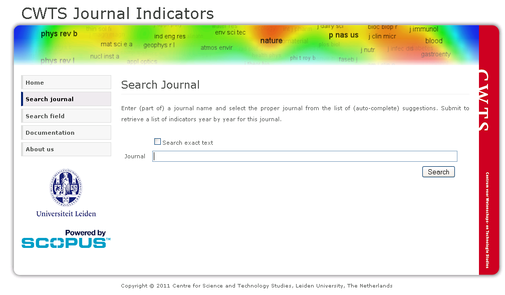 Criado pelo Centre for Science and Tecnology Studies (CWTS) da Universidade de Leiden, o indicador Source Normalized Impact per Paper (SNIP) pode ser visto como uma alternativa importante para