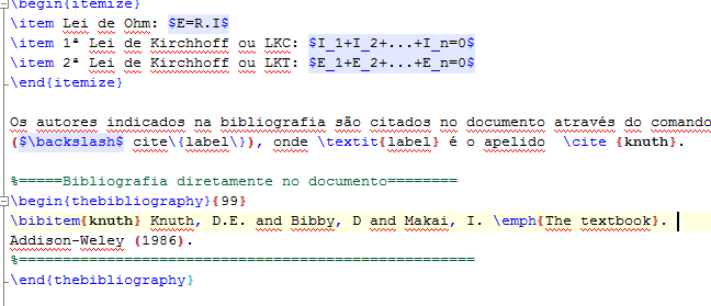 BIBLIOGRAFIA NO PRÓPRIO TEXTO VISUALIZAÇÃO DO RESULTADO 11 REFERÊNCIA CRUZADA DA