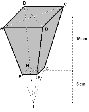 (B) A recta CG é olíqua ao plano que contém a face [ABFE]. (C) A recta CB é perpendicular ao plano que contém a face [ABFE]. (D) A recta HG é concorrente com o plano que contém a face [ABFE]. Fig.1 8.