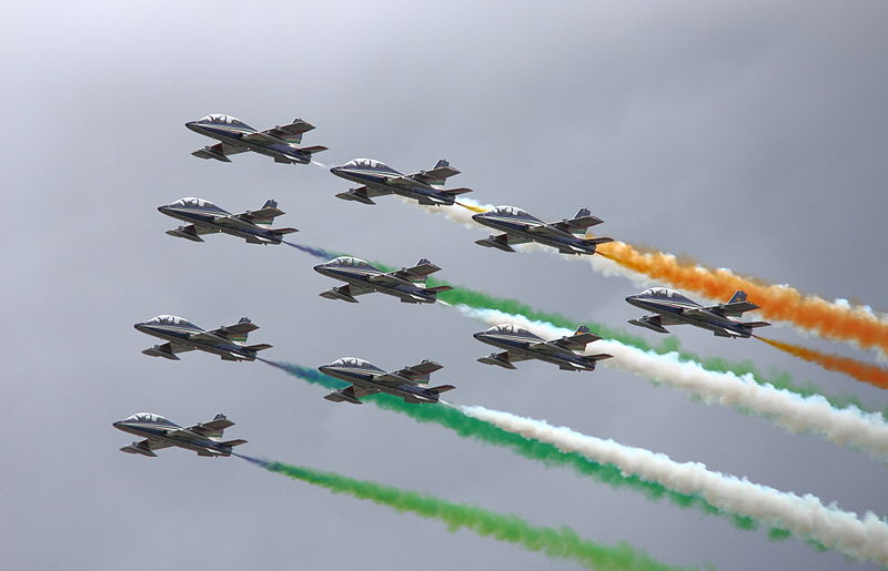 durante suas apresentações. Palavras-chave Esquadrões Aéreos Militares, Acrobacia Aérea, Aeronaves, Aviação Militar.