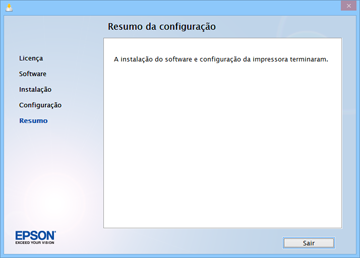 24. Siga as instruções na tela para completar a configuração do produto.