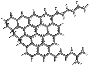 intermolecular foi usado, através da medida da distância entres as moléculas de asfalteno que formam o dímero podemos ver a eficiência de diferentes solventes na desagregação dos asfaltenos (Lu et al.