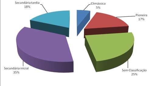 Figura 25 Distribuição das alturas médias das áreas regeneradas do Espírito Santo Já o epifitismo encontrado nas áreas foi considerado baixo.