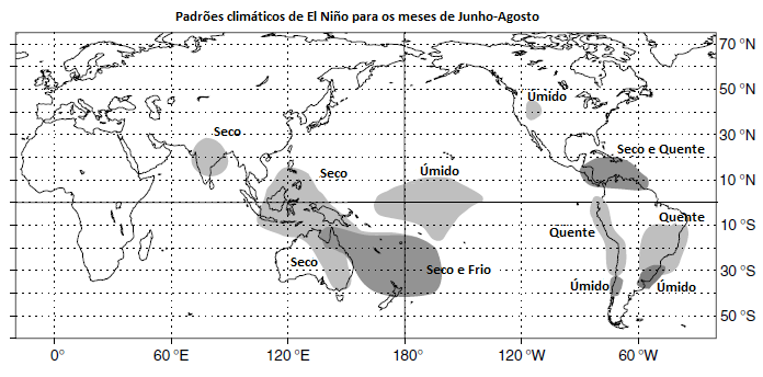 ao enfraquecimento da Alta do Pacífico Sul concomitantemente ao enfraquecimento dos ventos alíseos (DIAZ e KILADIS, 1992), pela diminuição da precipitação sobre as regiões norte-nordeste da AS devido