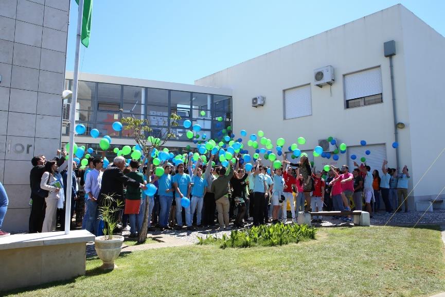 Comunicação PO CH Principais Eventos Dia da Europa - Escola Profissional de Rio Maior com o PO CH (3 a 5 de maio de 2016) Local Escola Profissional de Rio Maior "European Awareness Day - A