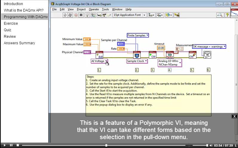 Treinamento online do LabVIEW agora ampliado Proficiências importantes para