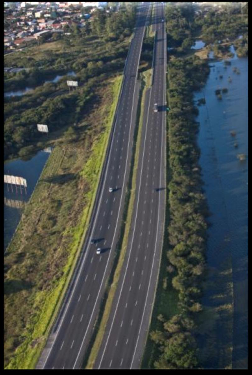 Rodoviário CONCEPA Período de concessão: 1997-2017 121 km - 3 Praças de pedágio Participação da Triunfo: