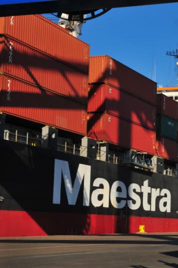 Cabotagem MAESTRA Operação com 4 Navios de Contêineres, a partir de março de 2012: Maestra Mediterrâneo, Maestra Atlântico, Maestra Pacífico e Maestra Caribe; Capacidade