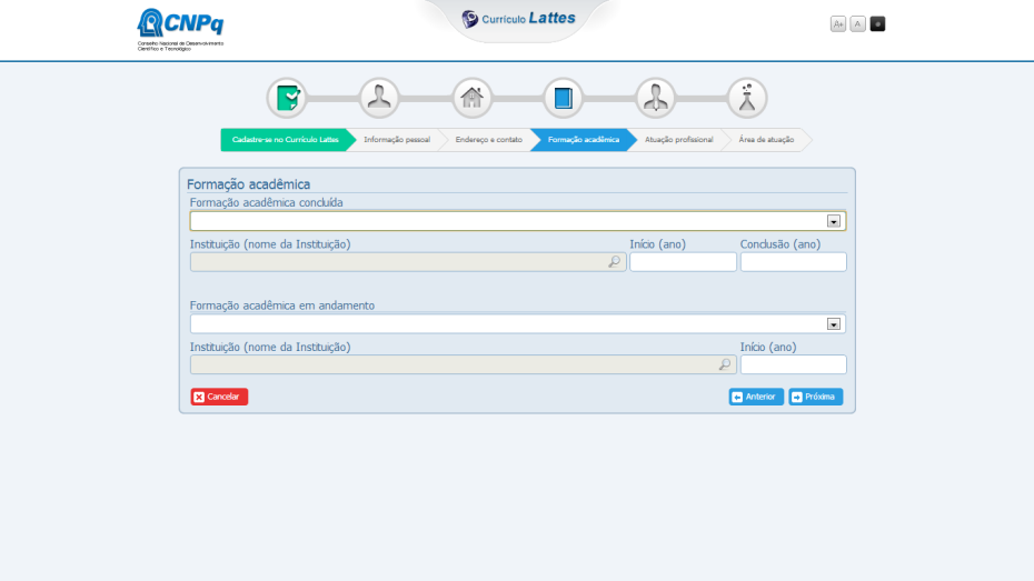 4º PASSO: conforme 3º passo, a tela ao lado será 5º PASSO: conforme 4º