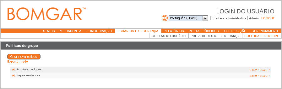 Se uma política definir uma permissão e você não quiser que nenhuma política seja capaz de substituir aquela permissão, estabeleça que a permissão não pode ser sobrescrita e defina a polícia com