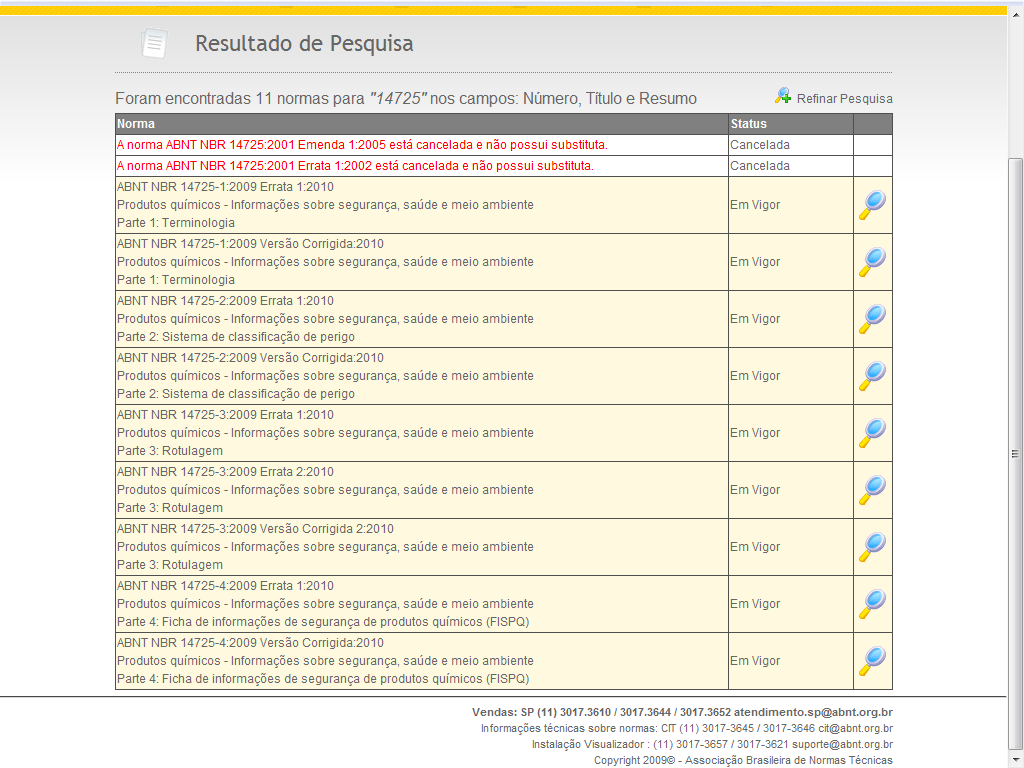 ABNT-NBR 14725:2009 Erratas 2010