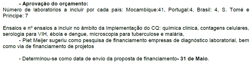 Ano 1 ProMeQuaLab- Proposta de Projeto para financiamento Apresentação