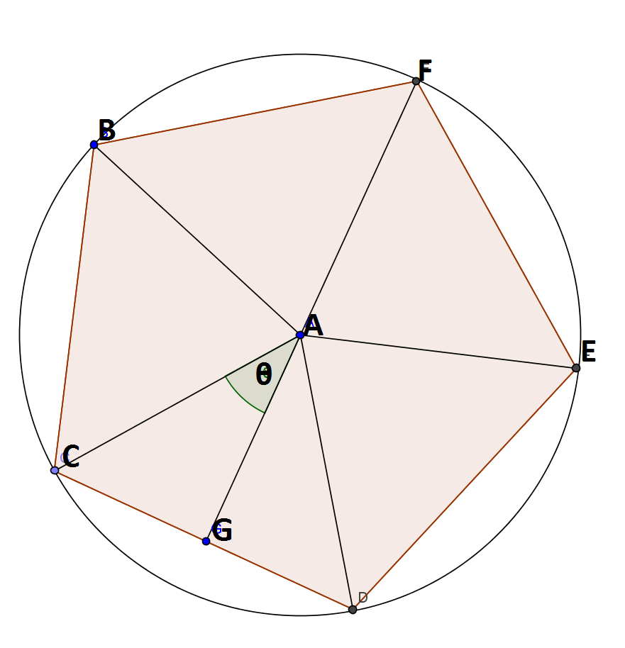 60 iv. A áea A t do tiângulo BCD, seá: A t = b.h 2 = (2..sen π 4 ).( cos π 4 ) 2 = 1 2 2.sen 2π 4 v. A áea A 4 seá dada pelo poduto de A t po 4: A 4 = 4 2 2.