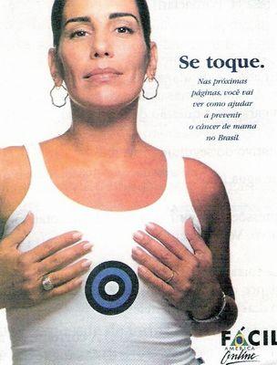 DISCIPLINA: Língua Portuguesa PROFESSORA: Regiane Souza TURMA: 6º ano A e B MATERIAL DE APOIO 1) O anúncio faz parte de uma campanha de prevenção ao câncer de mama.