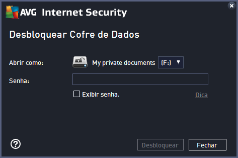 Como usar seu cofre de dados Quando estiver satisfeito com as configurações, clique no botão Criar cofre.