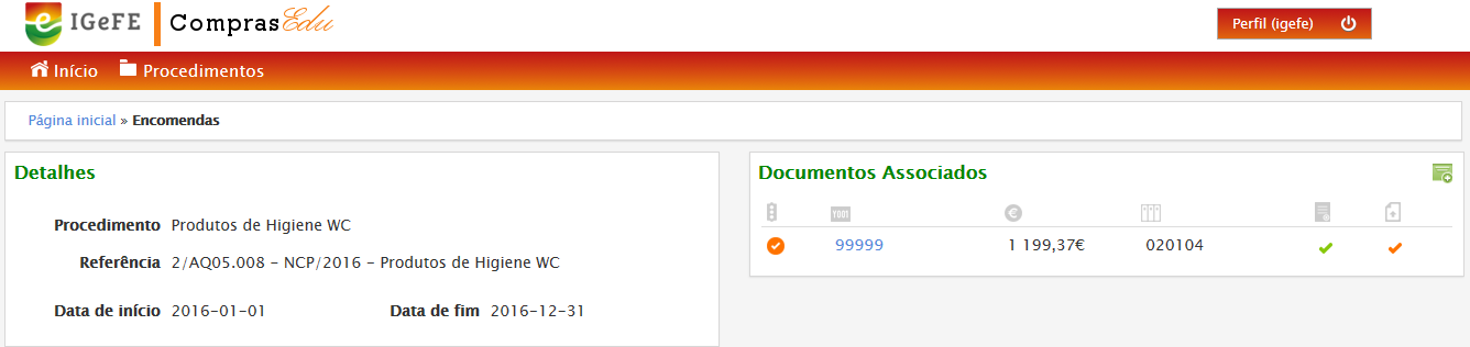 Após a impressão, o documento terá que ser validado em conformidade com os dados contabilísticos, antes da entidade competente assinar e carimbar, para posteriormente ser digitalizado e anexado na