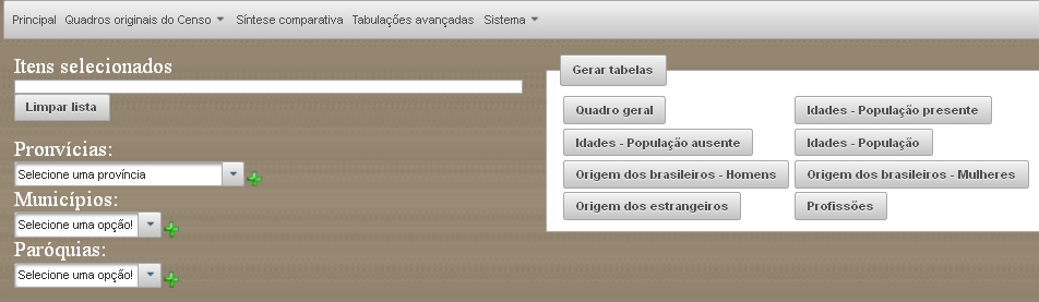 2.3 - Tabulações avançadas temáticas 6 O propósito dessa forma de consulta é gerar as mesmas tabelas (apenas as corrigidas) da primeira forma de consulta, tendo o diferencial de se poderem agregar