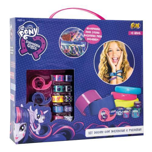 7 a 9 anos - Meninas Decore Bolsinha e Pulseira - Fun As meninas vão poder agora passear com bastante estilo E charme.