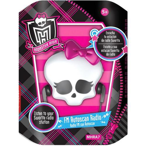 7 a 9 anos - Meninas Monster High Porta Boneca + Rádio Fm As meninas