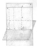 um segmento de reta [AB] o plano normal à reta-suporte do segmento de reta no respetivo ponto médio e reconhecer que é o lugar geométrico dos pontos do espaço equidistantes de A e B.