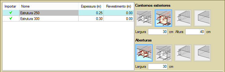 23 Fig. 1.28 Prima em Seguinte. Na figura seguinte, visualizam-se os elementos lajes definidos no IFC, agrupados pelo material e espessura definida.