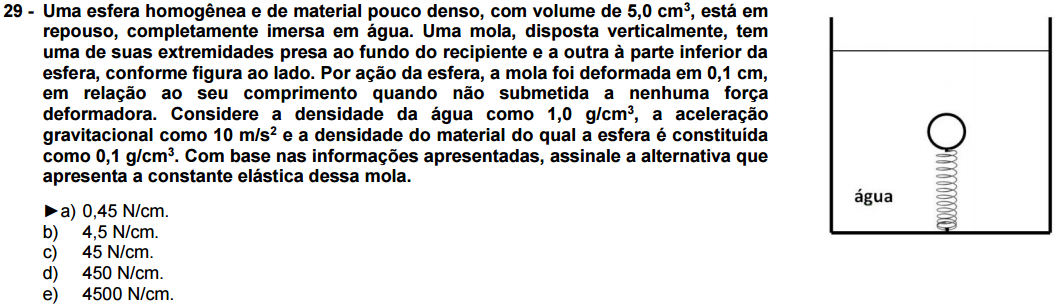 FÍSICA Comentário Geral Apesar da surpresa da ausência do formulário a prova de Física 06 foi ampla em seu conteúdo abordado com questões das diversas áreas do conhecimento.