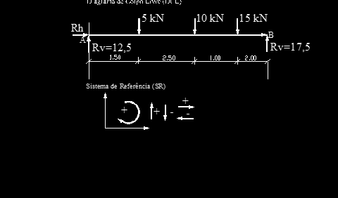 6.2.3 Determinação dos esforços