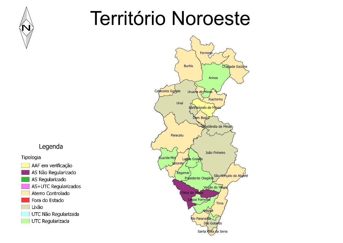 15 NOROESTE O Território de Desenvolvimento Noroeste é formado por 30 municípios e possui uma população urbana de 511.623 habitantes, considerando dados do Censo IBGE 2010.