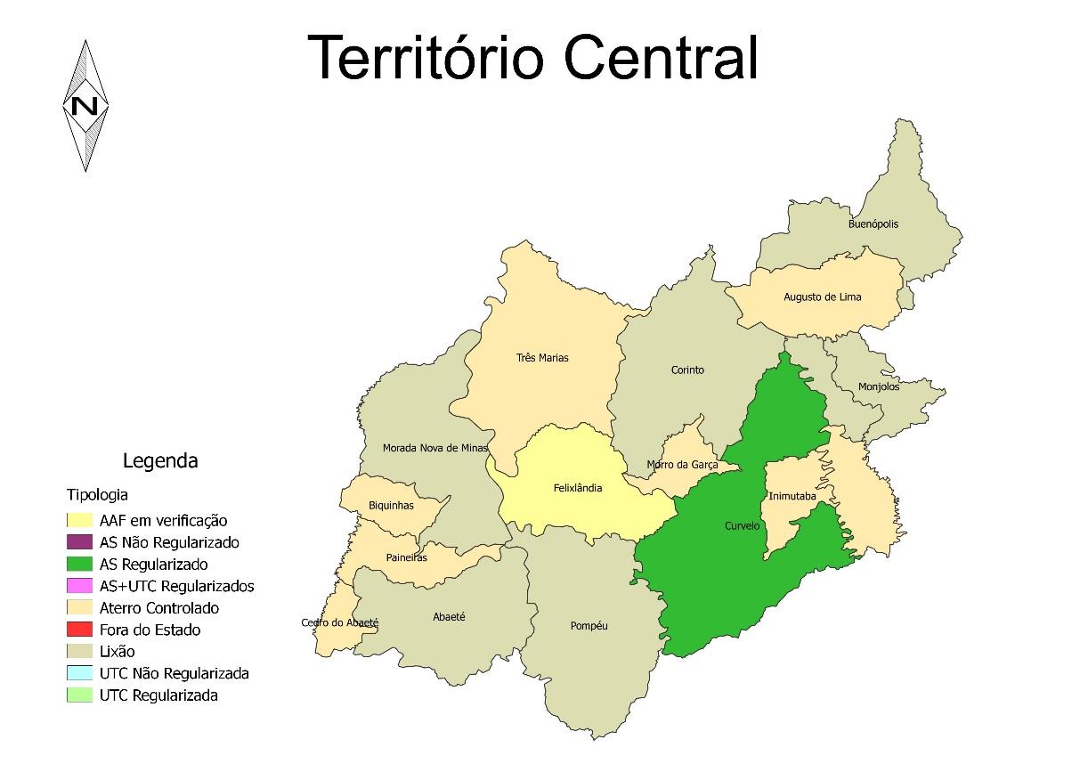 25 CENTRAL O Território de Desenvolvimento Central é formado por 17 municípios e possui uma população urbana de 206.963 habitantes, considerando dados do Censo IBGE 2010.