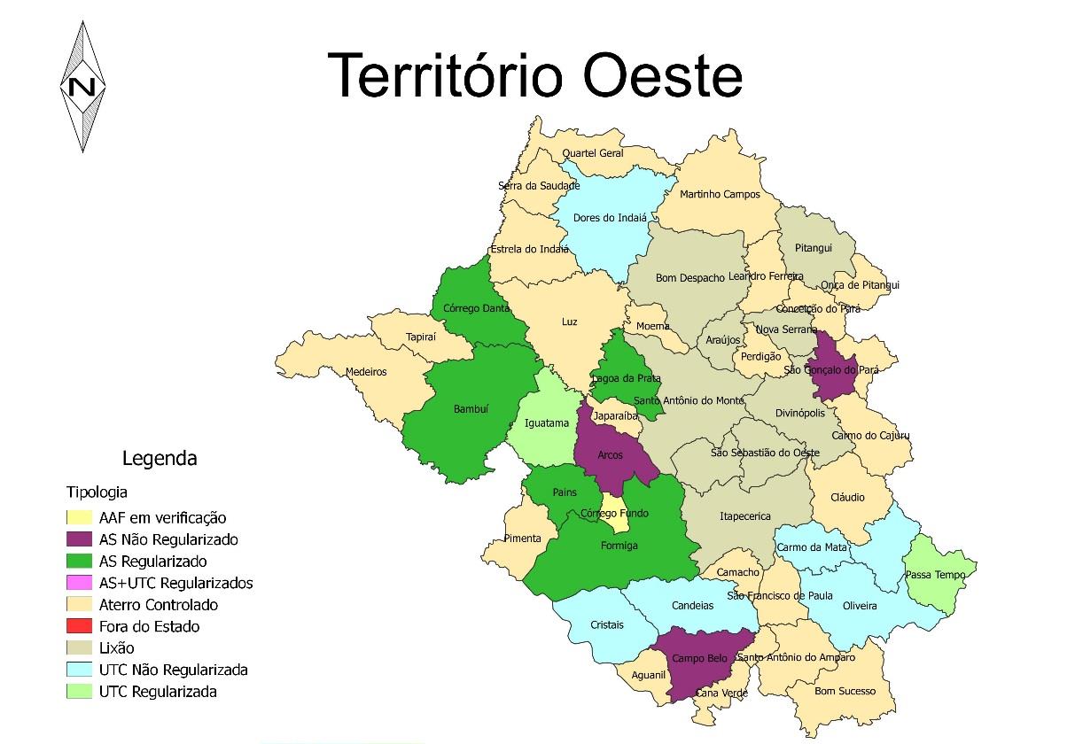 33 OESTE O Território de Desenvolvimento Oeste é formado por 56 municípios e possui uma população urbana de 1.060.020 habitantes, considerando dados do Censo IBGE 2010.
