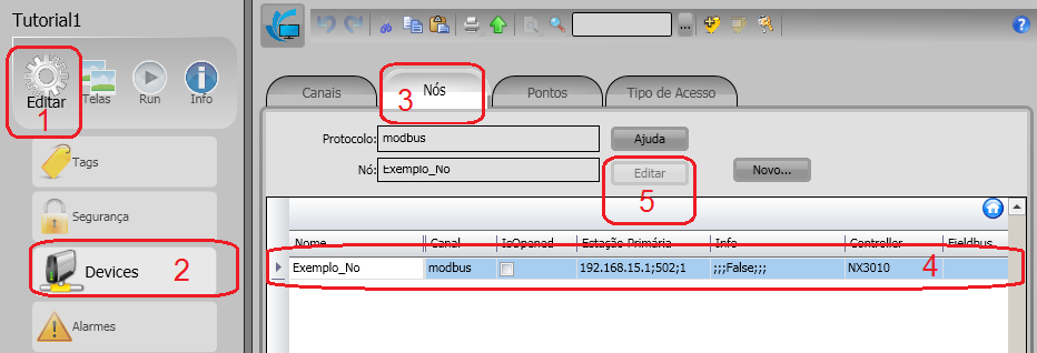 7. Configuração de Comunicação com BlueWave Engineer Figura 7-10.