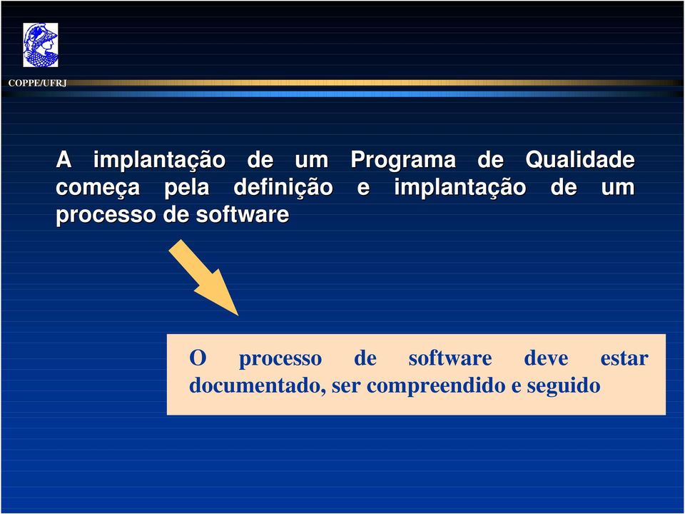 processo de software O processo de software