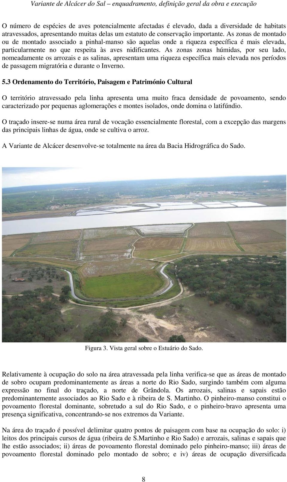 As zonas de montado ou de montado associado a pinhal-manso são aquelas onde a riqueza específica é mais elevada, particularmente no que respeita às aves nidificantes.