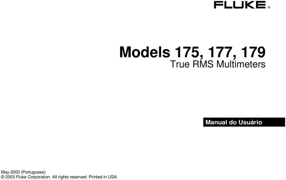 2003 (Portuguese) 2003 Fluke