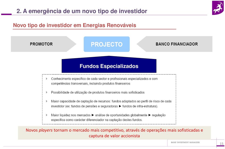 Novos playerstornam o mercado mais competitivo, através de