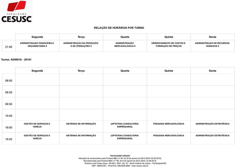 SISTEMAS DE INFORMAÇÃO (OPTATIVA) CONSULTORIA EMPRESARIAL PESQUISA MERCADOLÓGICA ESTRATÉGICA GESTÃO DE