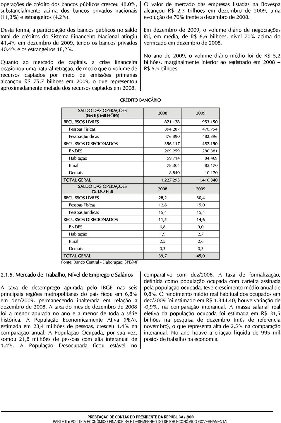 Quanto ao mercado de capitais, a crise financeira ocasionou uma natural retração, de modo que o volume de recursos captados por meio de emissões primárias alcançou R$ 75,7 bilhões em 2009, o que