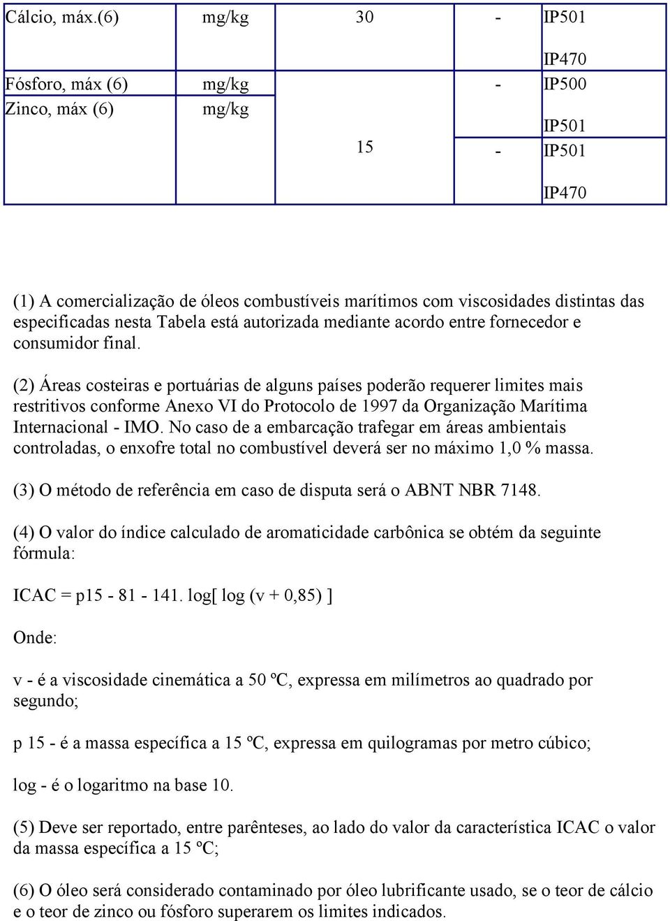 (2) Áreas costeiras e portuárias de alguns países poderão requerer limites mais restritivos conforme Anexo VI do Protocolo de 1997 da Organização Marítima Internacional - IMO.