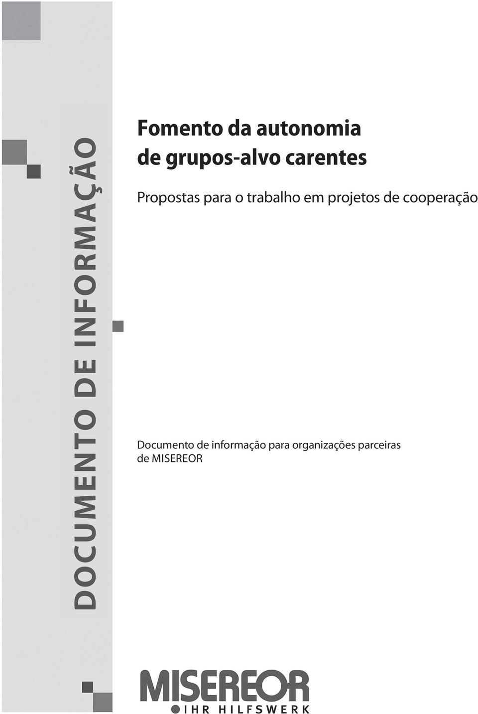 trabalho em projetos de cooperação Documento