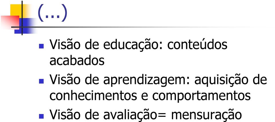 aquisição de conhecimentos e