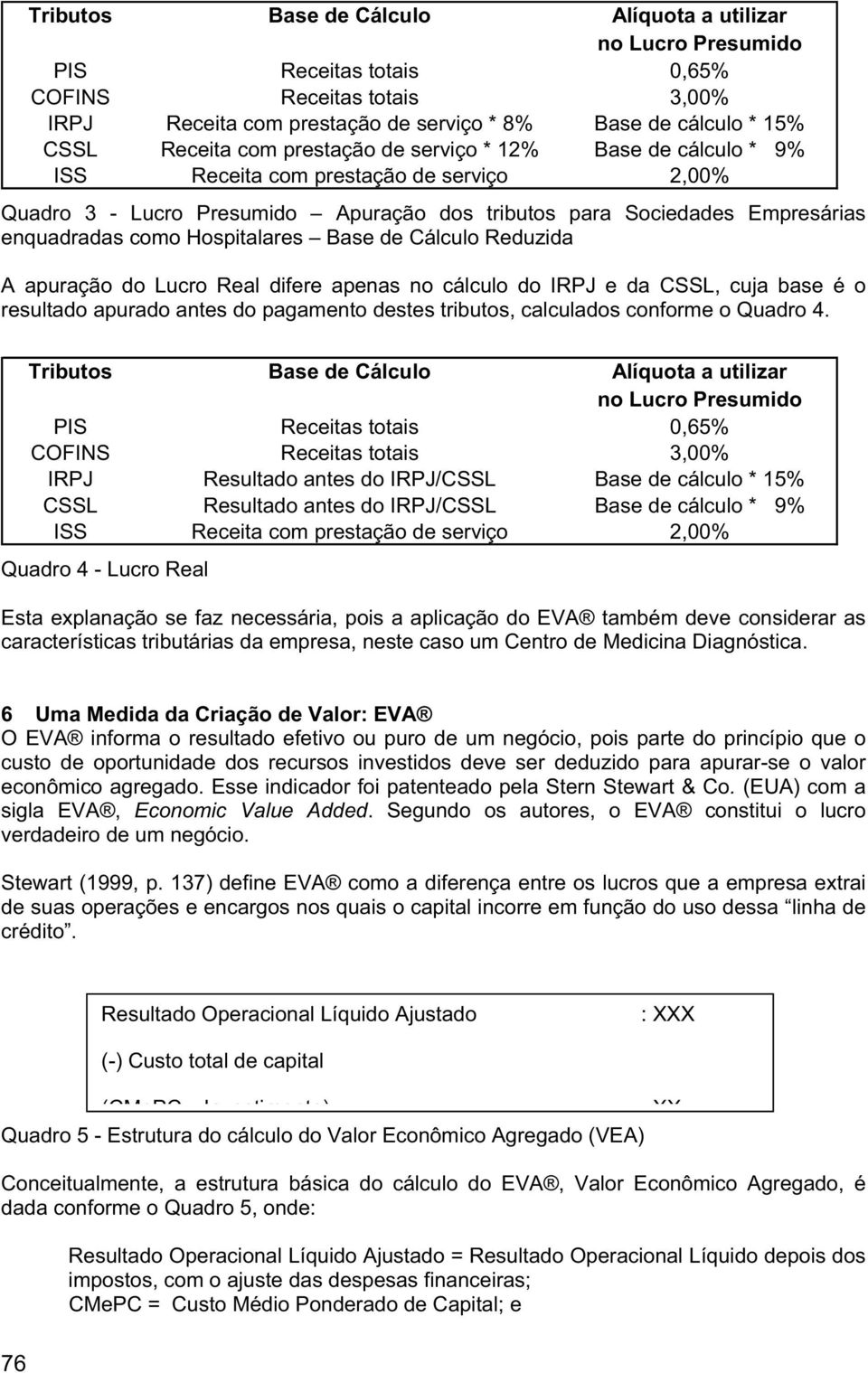 Hospitalares Base de Cálculo Reduzida A apuração do Lucro Real difere apenas no cálculo do IRPJ e da CSSL, cuja base é o resultado apurado antes do pagamento destes tributos, calculados conforme o