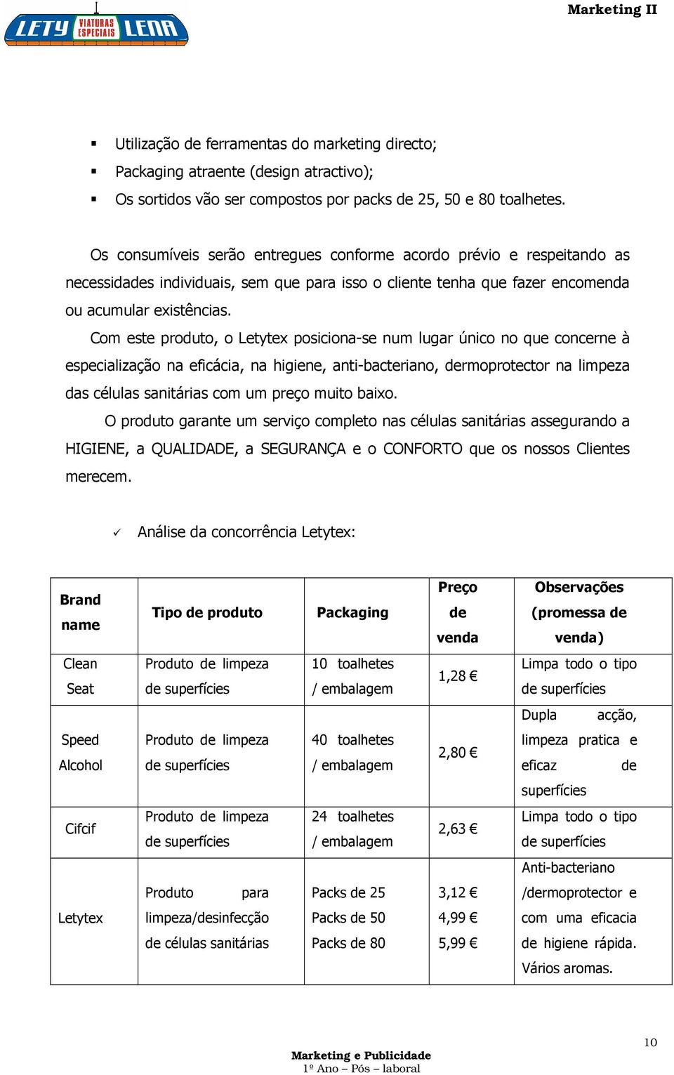 Com este produto, o Letytex posiciona-se num lugar único no que concerne à especialização na eficácia, na higiene, anti-bacteriano, dermoprotector na limpeza das células sanitárias com um preço muito